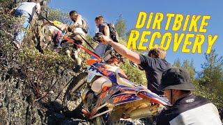 Extreme Dirtbike Recovery! Blown Up Motor On Steep Mountain