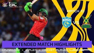 Extended Highlights | Saint Lucia Kings vs Guyana Amazon Warriors | CPL 2024