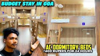 BUDGET DORMITORY STAY IN GOA | Just ₹ 400 Rupees For 24 Hours | Yasick Vlogs #budgetstay