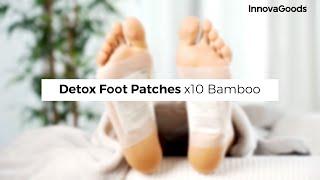 InnovaGoods Detox Foot Patches x10 Bamboo