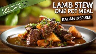 OMG! Italian Style Rich lamb stew with honey and caramelised onion