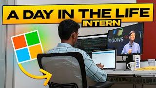 A day in the life of a @Microsoft  Software Engineer Intern in India | Microsoft Hyderabad Office