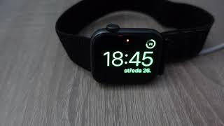 How to set the battery percentage in night mode on apple watch