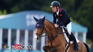 Scott Brash secures gold for Great Britain with NEAR-PERFECT run in team jumping | Paris Olympics