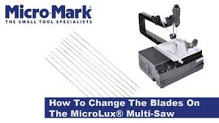 How To Change The Blades On The MicroLux® Variable Speed Multi Saw