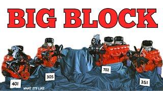 Big Block GMC V6 gas engine family 305, 351, 379, 401, 432, 478, 702 Twinsix, 637 V8