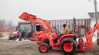 KUBOTA L3901 TRACTOR LOADER BACKHOE For Sale