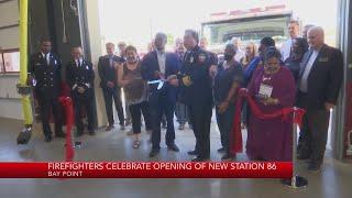 Contra Costa County firefighters celebrate opening of Station 86 in Bay Point