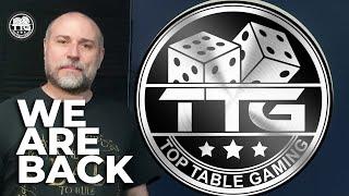 Darran Welcomes you back to Top Table Gaming - What's Coming Up?