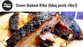 BBQ Pork Ribs by Theo Michaels - slow cooked Pork Ribs