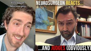 NEUROSURGEON Reacts to Dr. Glaucomflecken - First Day of Neurosurgery