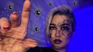 ASMR Spider Web~ای اس ام آر️تحریک و تینگل میشیزمزمه نامفهوم