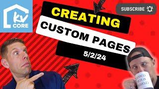 Creating Custom Pages On Your Real Estate Website (Tech Tip Thursday) | Wake Up Real Estate 5/2/24