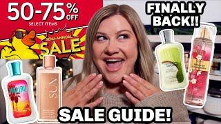 BATH & BODY WORKS SEMI ANNUAL SALE GUIDE 2024! NEW & RETURNING SCENTS!