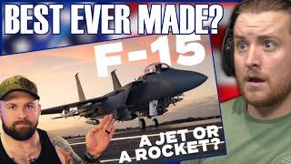 Royal Marine Reacts To F-15 Eagle - The Most Gangster Fighter Jet Of All Time