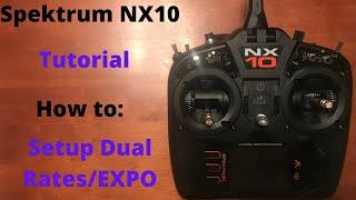 Spektrum NX Setup: Dual Rate and Expo Tutorial (NX6/NX8/NX10)