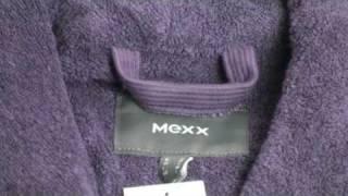 Mexx Bademantel mit Schalkragen lila