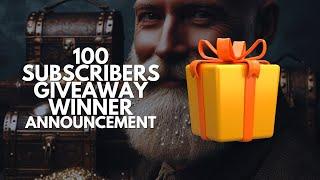 100 Subs Giveaway Winner Announcement!!