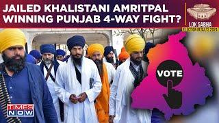 Punjab Lok Sabha Election Results: Amritpal Singh Takes Lead| Jailed Khalistani Winning 4-Way Fight?