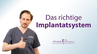 Was es zu beachten gibt bei Implantsystemen!