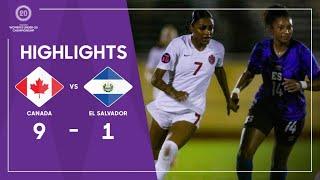 Concacaf Womens Under-20 Championship 2023 Highlights | Canada vs El Salvador