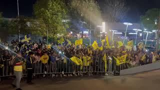 Así fue la serenata de la afición de América en Puebla