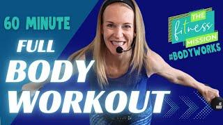 Full Body Workout With Light Weights Challenge | Body Works Plus Abs & Glutes | Calorie Burning