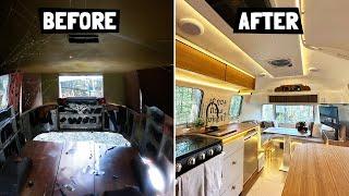 Rotting Airstream Transforms Into Dream Travel Trailer (Full TIMELAPSE BUILD)