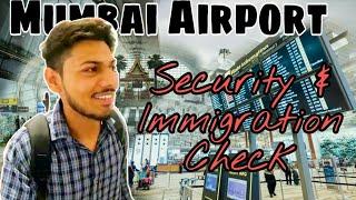 Mumbai Airport Security & Immigration check (Guide For Solo Travellers) | Fly With Sky