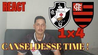 REACT VASCO 1 × 4 FLAMENGO ( BRASILEIRÃO SÉRIE A ), CANSEI DESSE TIME. #vasco #flamengogols.