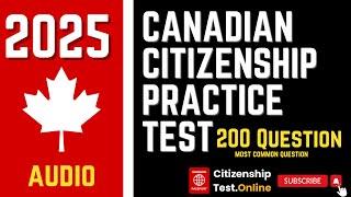 Canadian Citizenship Practice Test  | 200 Question