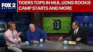 Lions rookie camp begins, Tigers tops in MLB and more sports talk