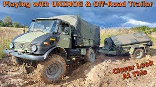 Taking the HMK Trailer Off-road, with UNIMOG 416