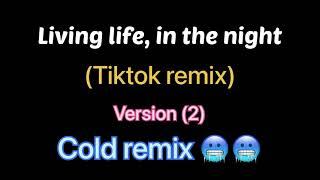 Living life, in the night (tiktok remix & version) #2 