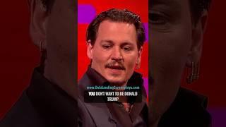 Johnny Depp imitates Donald Trump