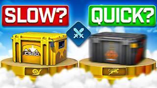 Which is Better SLOW vs FAST.. CS2 Case Opening!