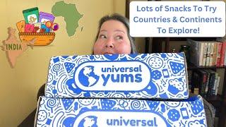 Universal Yums Subscription Unboxing!