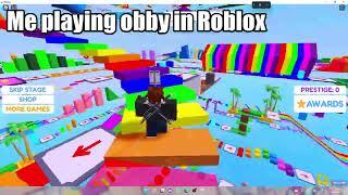 [Roblox animation backup] hwo to play obby