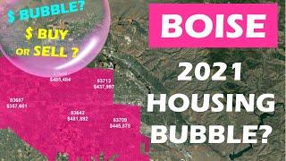 BOISE Real Estate 2021:  America's Biggest Housing Bubble?