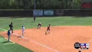 Elon Softball | Hannah Olson Diving Catch