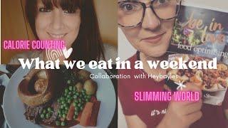 Collaboration with Heybayles  - what we ate this weekend  - Calorie Counting