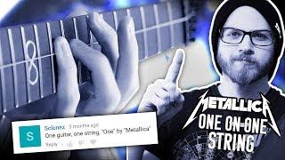 Metallica's "One" Played On 1 String! | Pete Cottrell