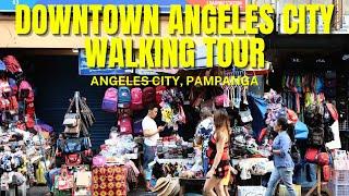 VERY BUSY DOWNTOWN ANGELES CITY | WHEN IM BORED I WALK