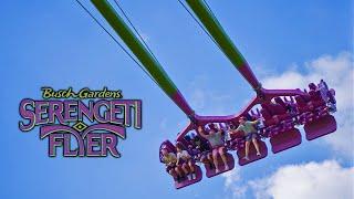 Serengeti Flyer (Off-Ride) Busch Gardens Tampa - S&S Screamin' Swing (+Interview)