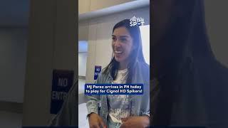 Olympian MJ Perez is back in PH to play for Cignal in PVL Reinforced Conference | #OSOnTheSpot