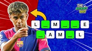 CAN YOU GUESS THE PLAYER WITH MISSING LETTER | FOOTBALL QUIZ 2024