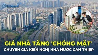 Giá nhà tăng 'CHÓNG MẶT', chuyên gia kiến nghị Nhà nước CAN THIỆP | CafeLand