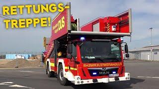 [FEUERMELDUNG am AIRPORT!] - RETTUNGSTREPPE im EINSATZ | Einsatzfahrt Flughafenfeuerwehr DÜSSELDORF!