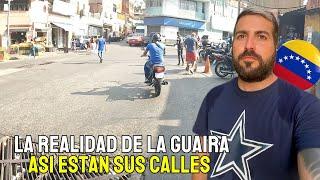 ASÍ es la REALIDAD que se VIVE en LAS CALLES de la GUAIRA 