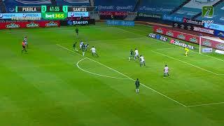 Gol de D. Andrade | Puebla 0 - 2 Santos | Liga BBVA MX - Guardianes 2020 - Jornada 13